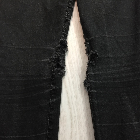 Joe's Jeans heavenly distressed skinny  Black Chelsea Fit made in USA W28 - Picture 6 of 8